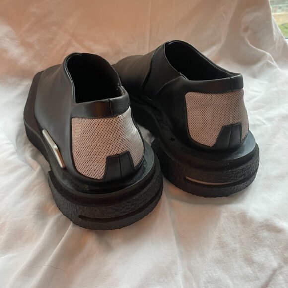 ROMBAUT Black Beyond Leather Drone Loafers Size: 40 - Picture 2 of 8